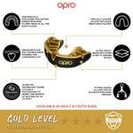 adidas OPRO Gold For BRACES Gum Shield Martial Arts Mouth Guard