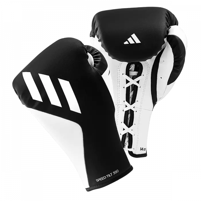 adidas Tilt 350 Pro Lace Boxing Gloves Cactus Leather