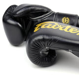 Fairtex Super Sparring Muay Thai Boxing Gloves BGV18 Black 20oz.