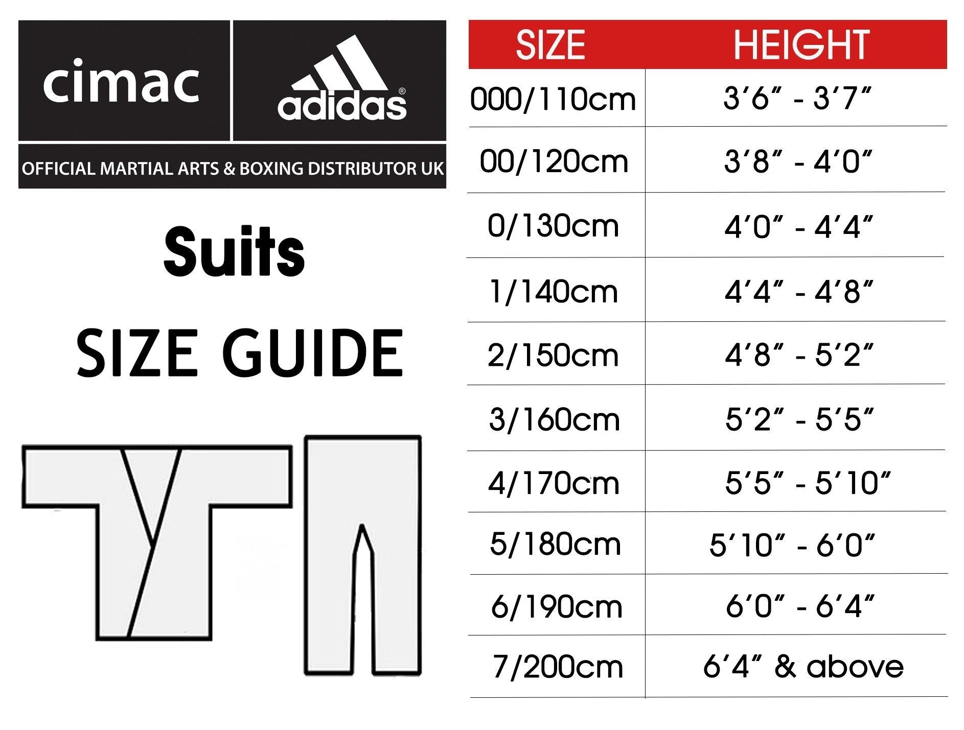 Cimac Judo Gi White Blue Suit 450g Uniform