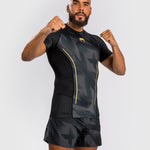Venum Razor Rashguard Short Sleeves - Black/Gold