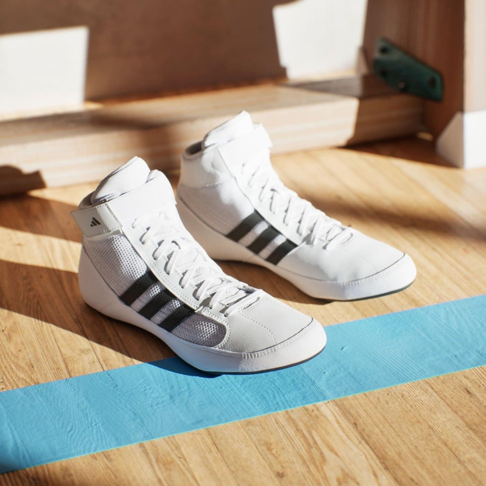 adidas HVC Wrestling Shoes MMA Boxing Boots Havoc Trainers Mens White Budo Online adidas HVC Wrestling Shoes MMA Boxing Boots Havoc Trainers Mens White Budo Online