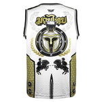 TUFF Golden Gladiator Muay Thai Training Tank Top Vest Kickboxing TT103