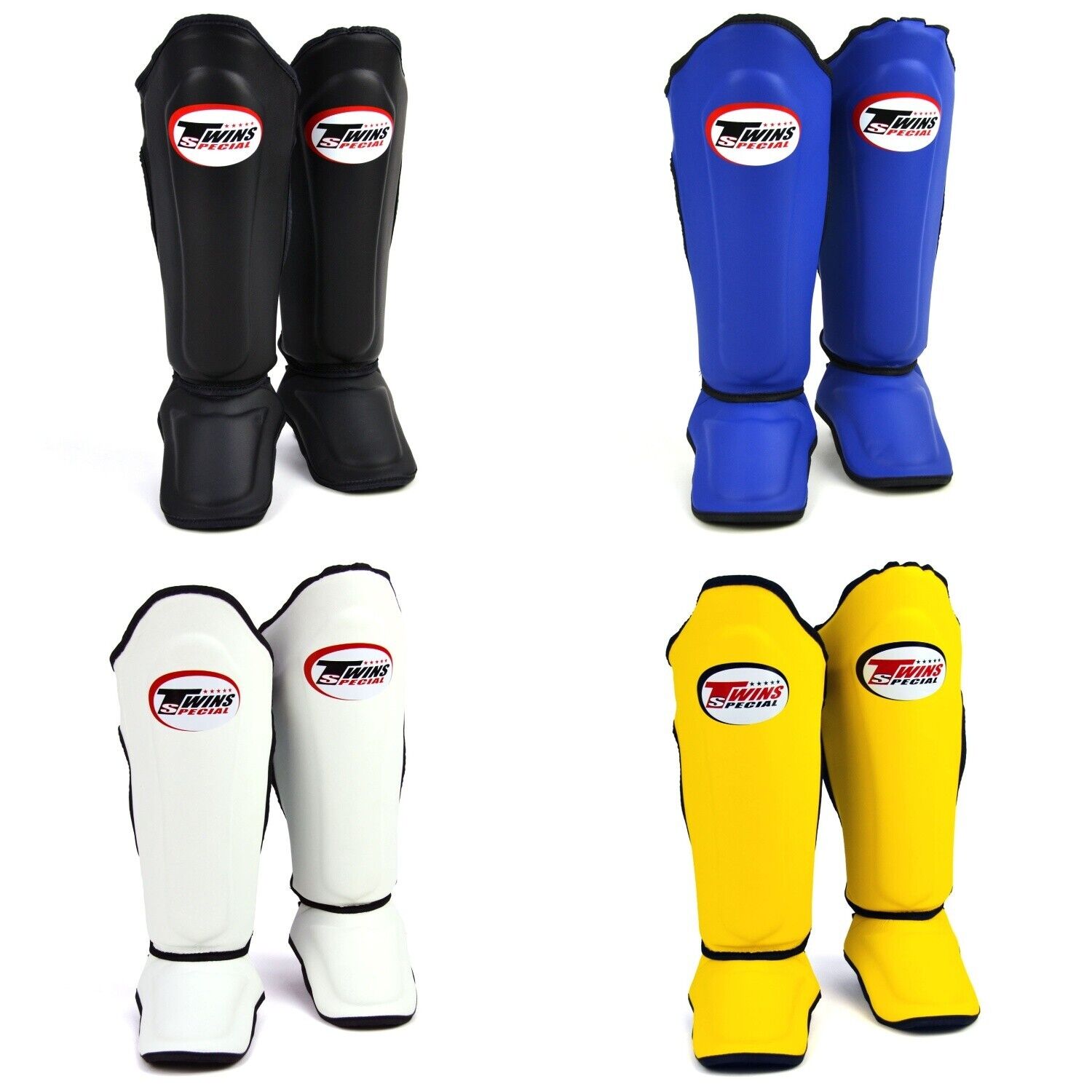 Twins SGS10 Muay Thai Shin Guards Kickboxing Double Padded MMA All Colours