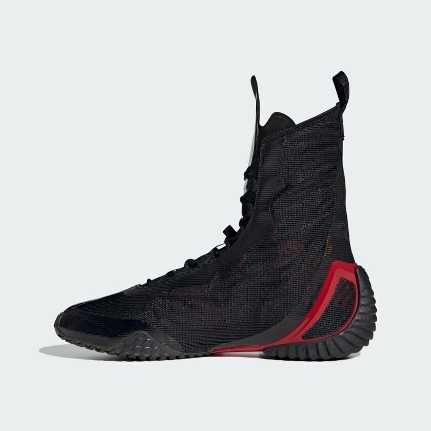 adidas speedex 16.1 boost boxing shoes Adidas Speedex Ultra Boxing Boots Black & Red – Budo Online