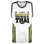 TUFF Golden Gladiator Muay Thai Training Tank Top Vest Kickboxing TT103