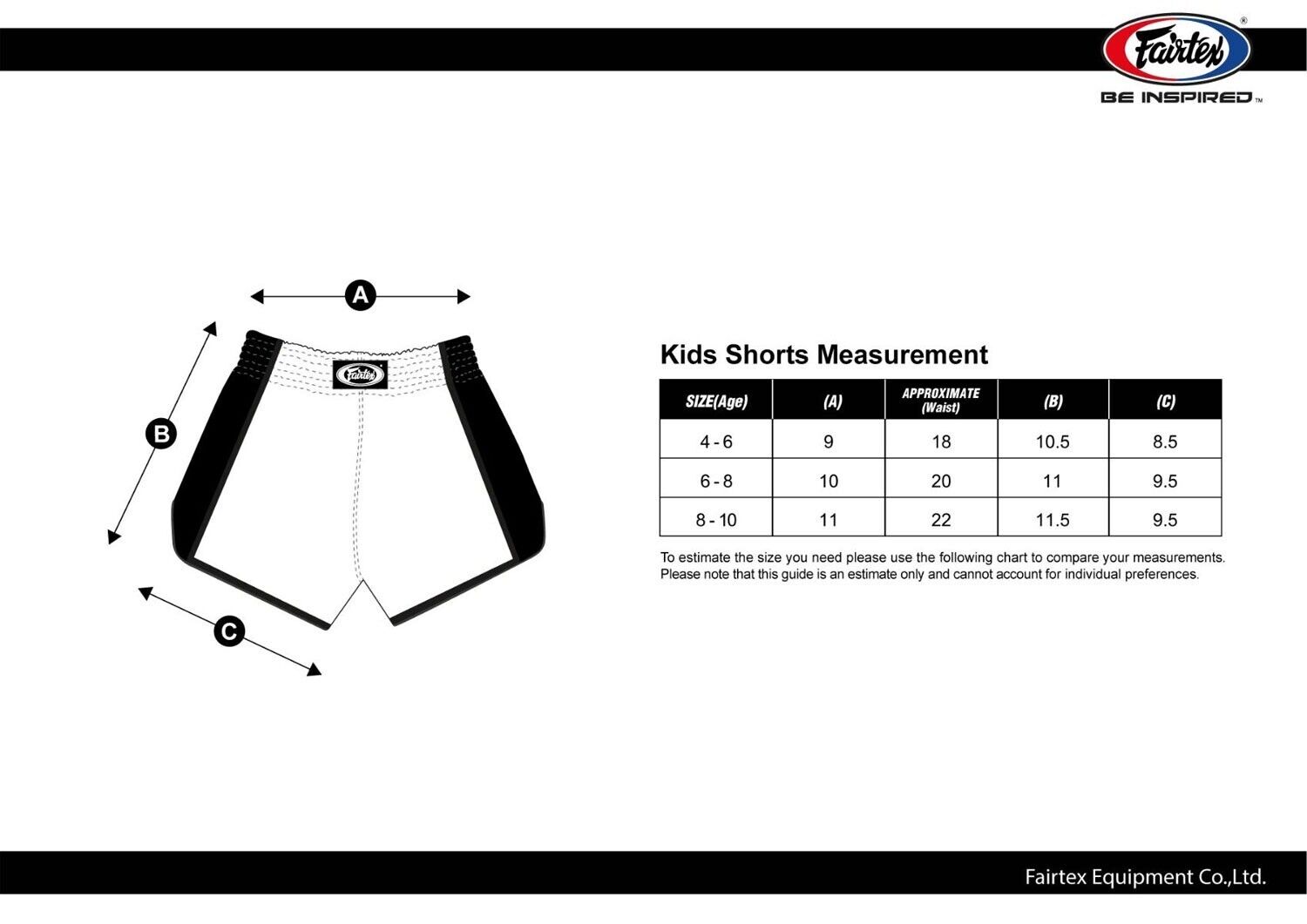 Fairtex Kids Muay Thai Shorts Silent Warrior Red BSK2108