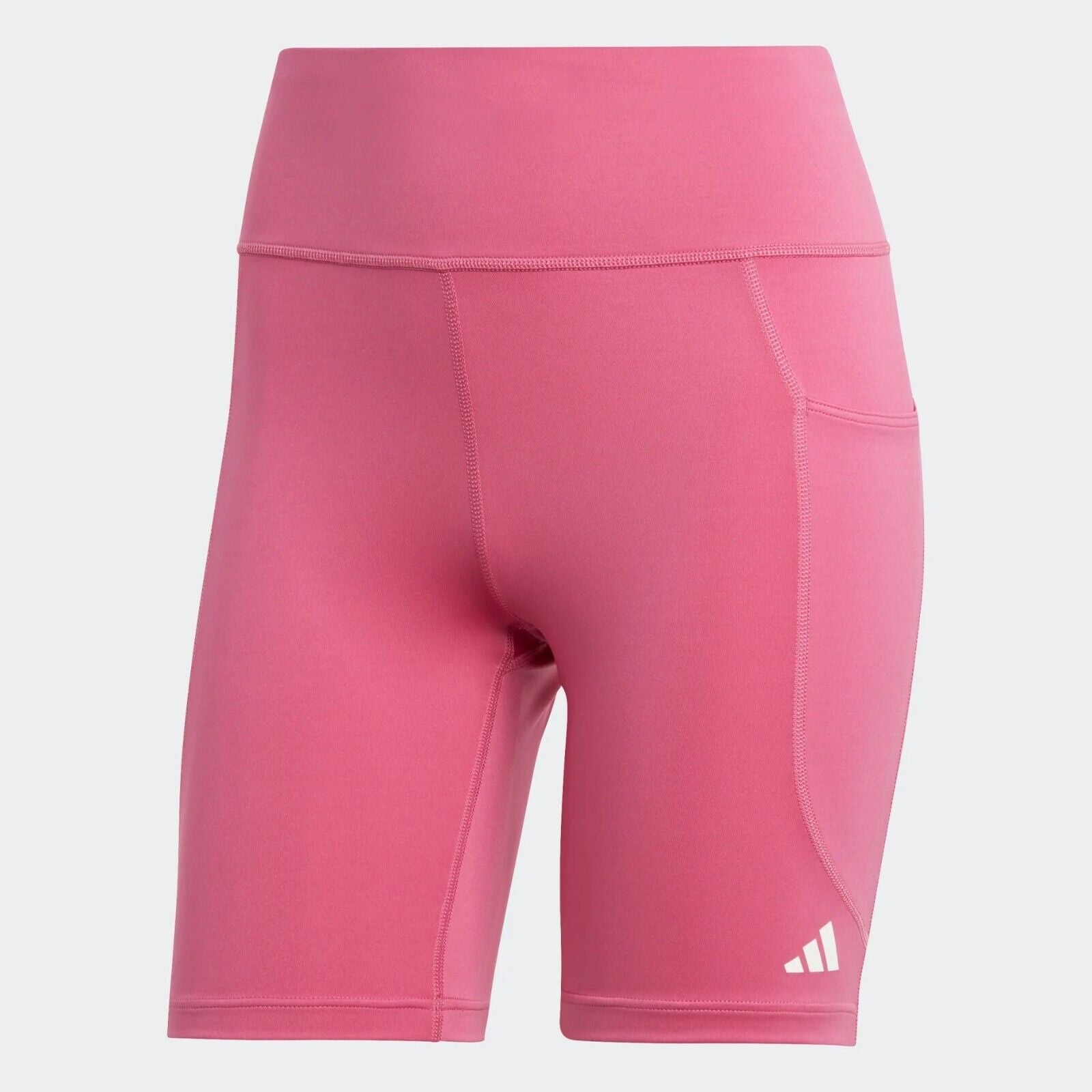 adidas DailyRun Ladies Compression Running Shorts 5" Base Womens Black Pink