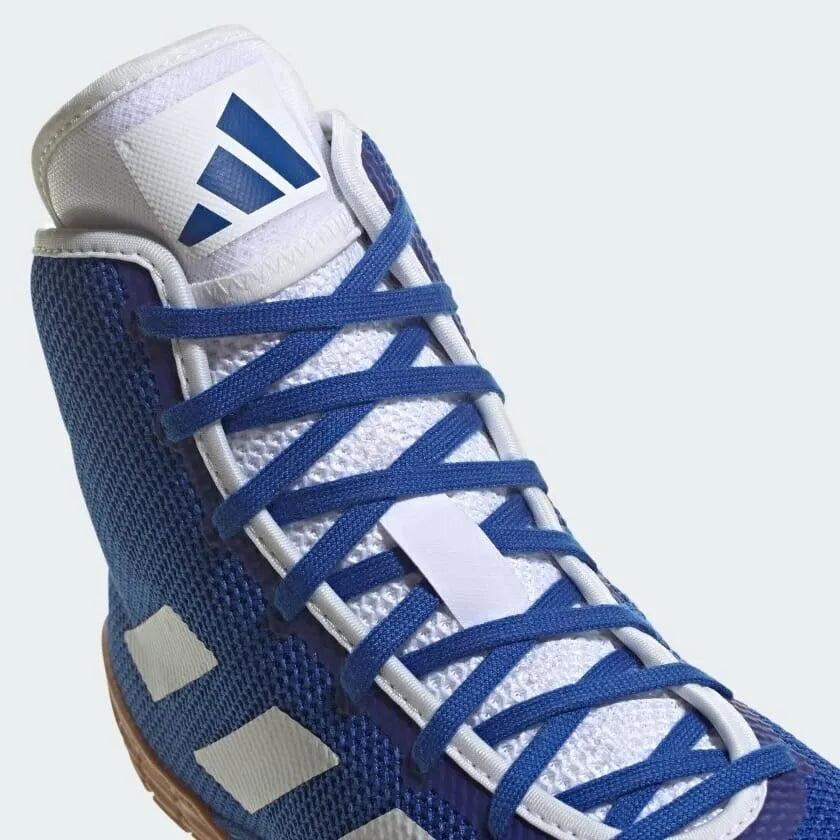 adidas Mens Tech Fall 2.0 Blue Wrestling Shoes