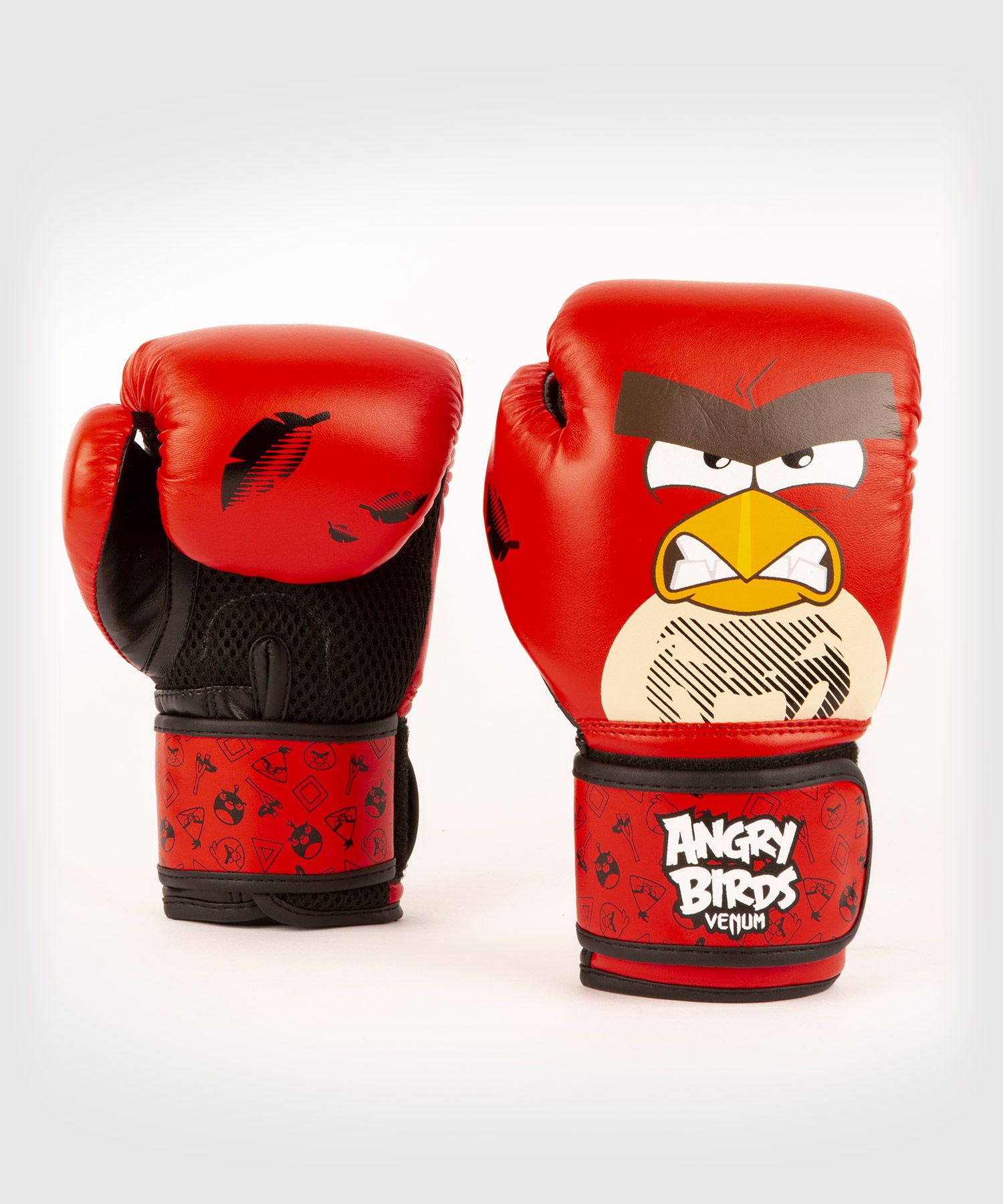Angry Birds Boxing Gloves by Venum Kids - Red
