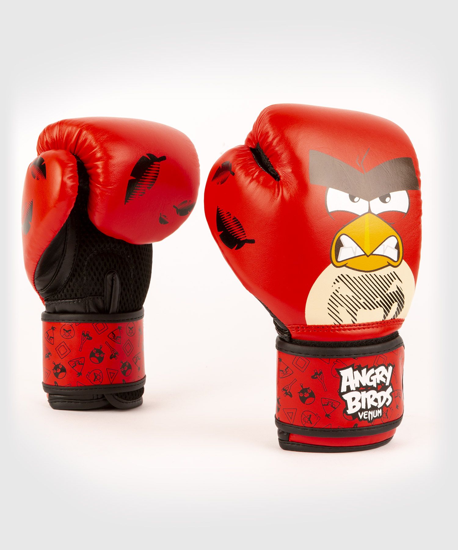 Angry Birds Boxing Gloves by Venum Kids - Red