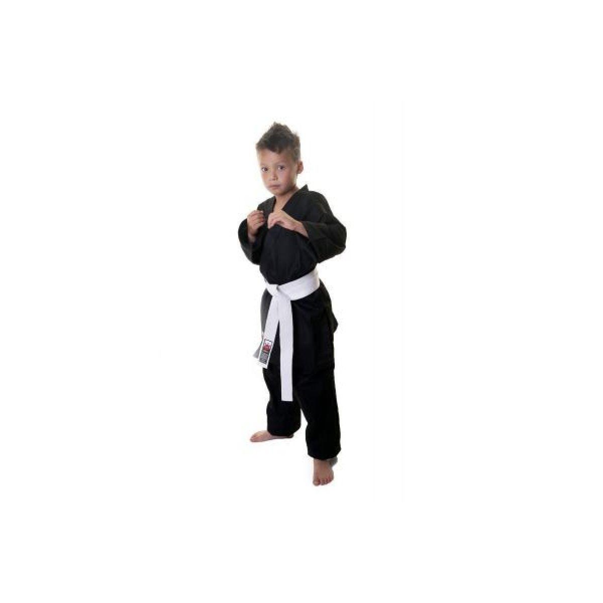 Cimac Black Karate Gi 8oz Suit Student Youth & Adult