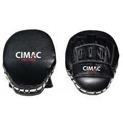 Cimac Curved Focus Mitts Boxing 10" Black Hook Jab Pads