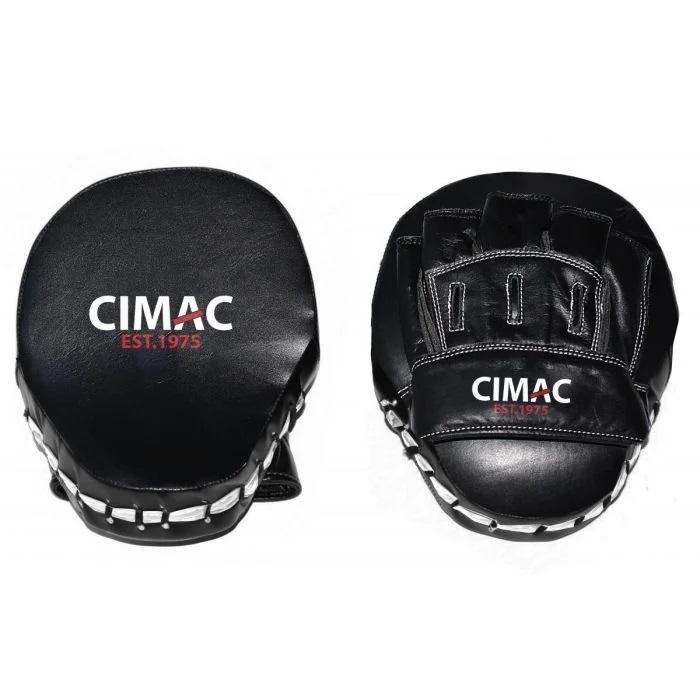 Cimac Curved Boxing Pads Focus Mitts 10" Black Hook & Jab