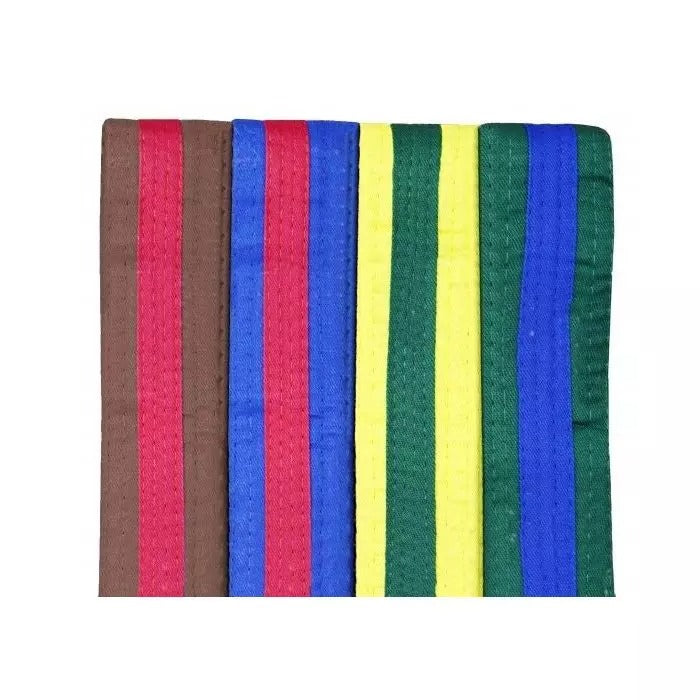 Cimac Coloured Stripe Karate Belt Martial Arts