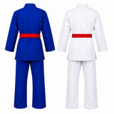 Cimac Training Judo Suit 450g White / Blue Gi 16oz Uniform