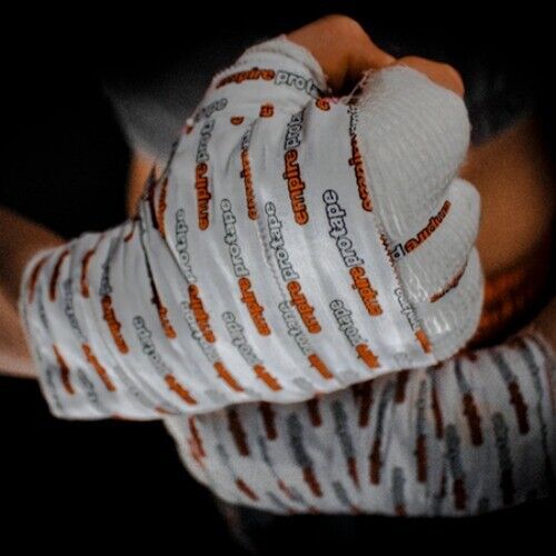 Empire Pro Tape Boxing Wraps Printed White