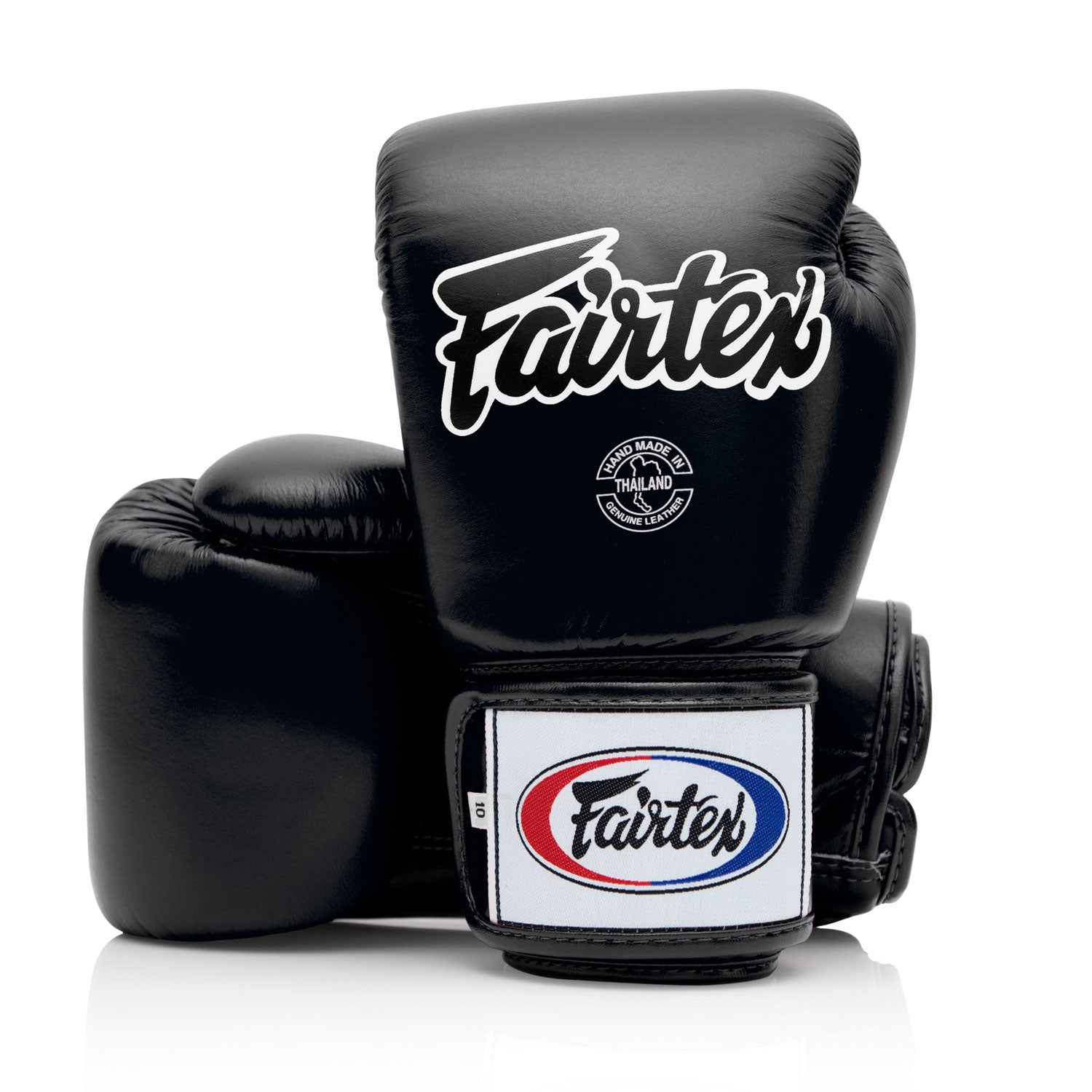 Fairtex BGV1 Boxing Gloves Leather Muay Thai Black