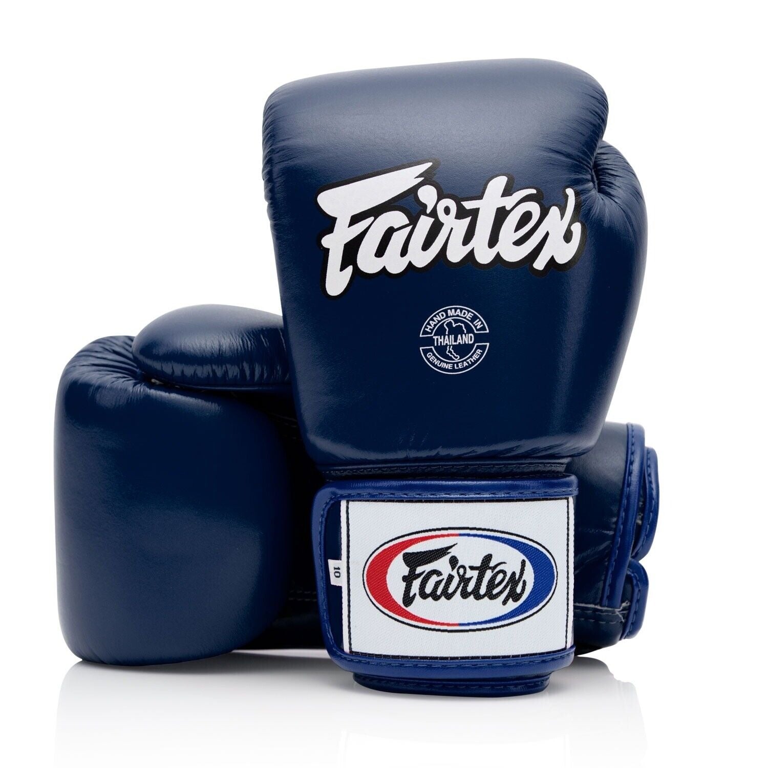 Fairtex BGV1 Boxing Gloves Leather Muay Thai Blue