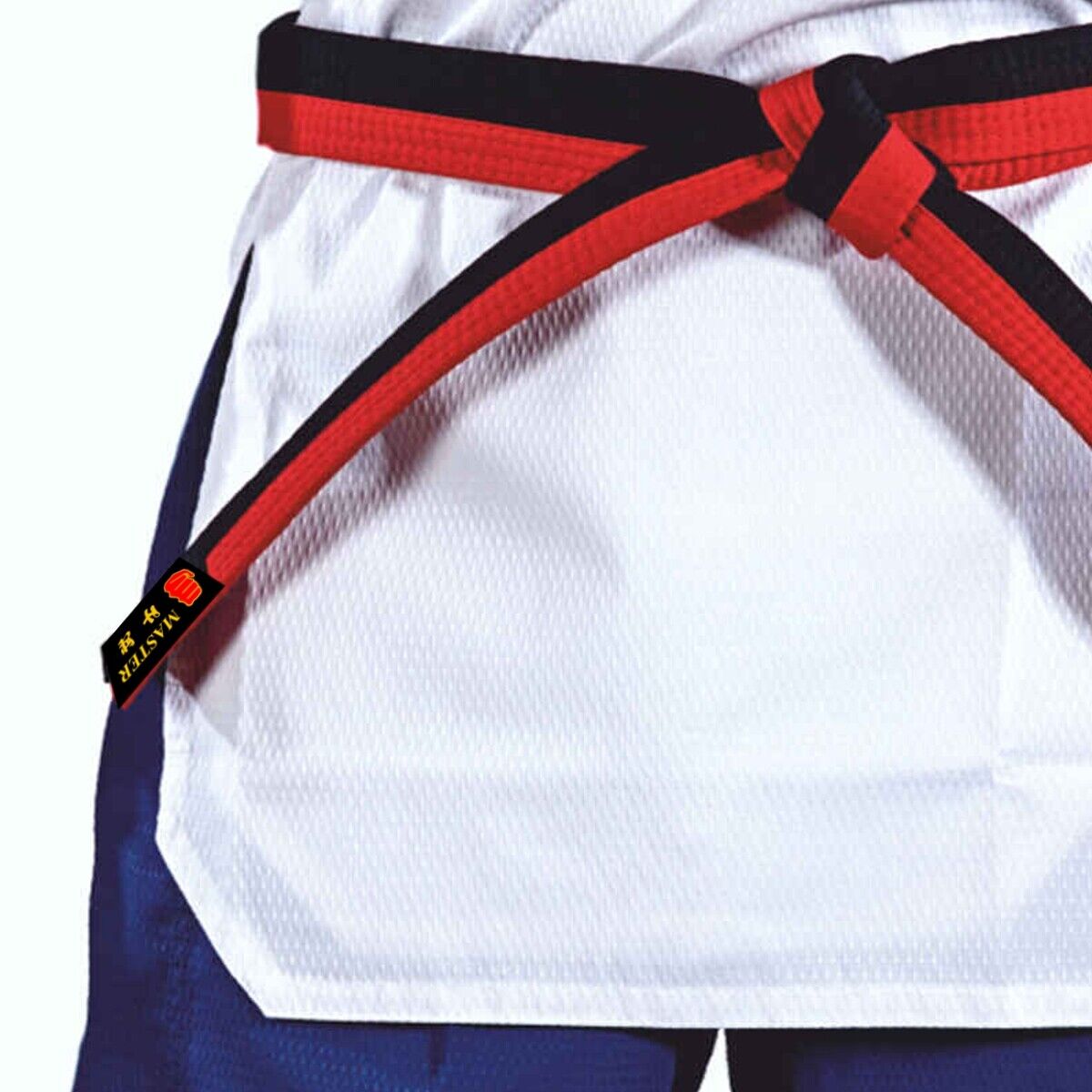 Master Taekwondo Poom Belt Black Red