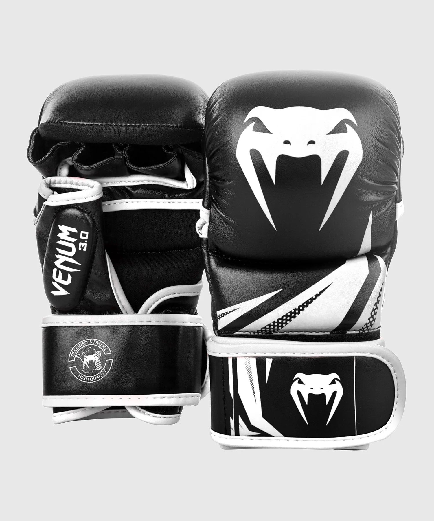 Venum Challenger 3.0 MMA Gloves Black White - 8oz