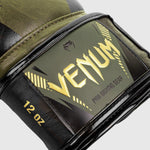Venum Impact Boxing Gloves - Khaki/Gold - Long Cuff