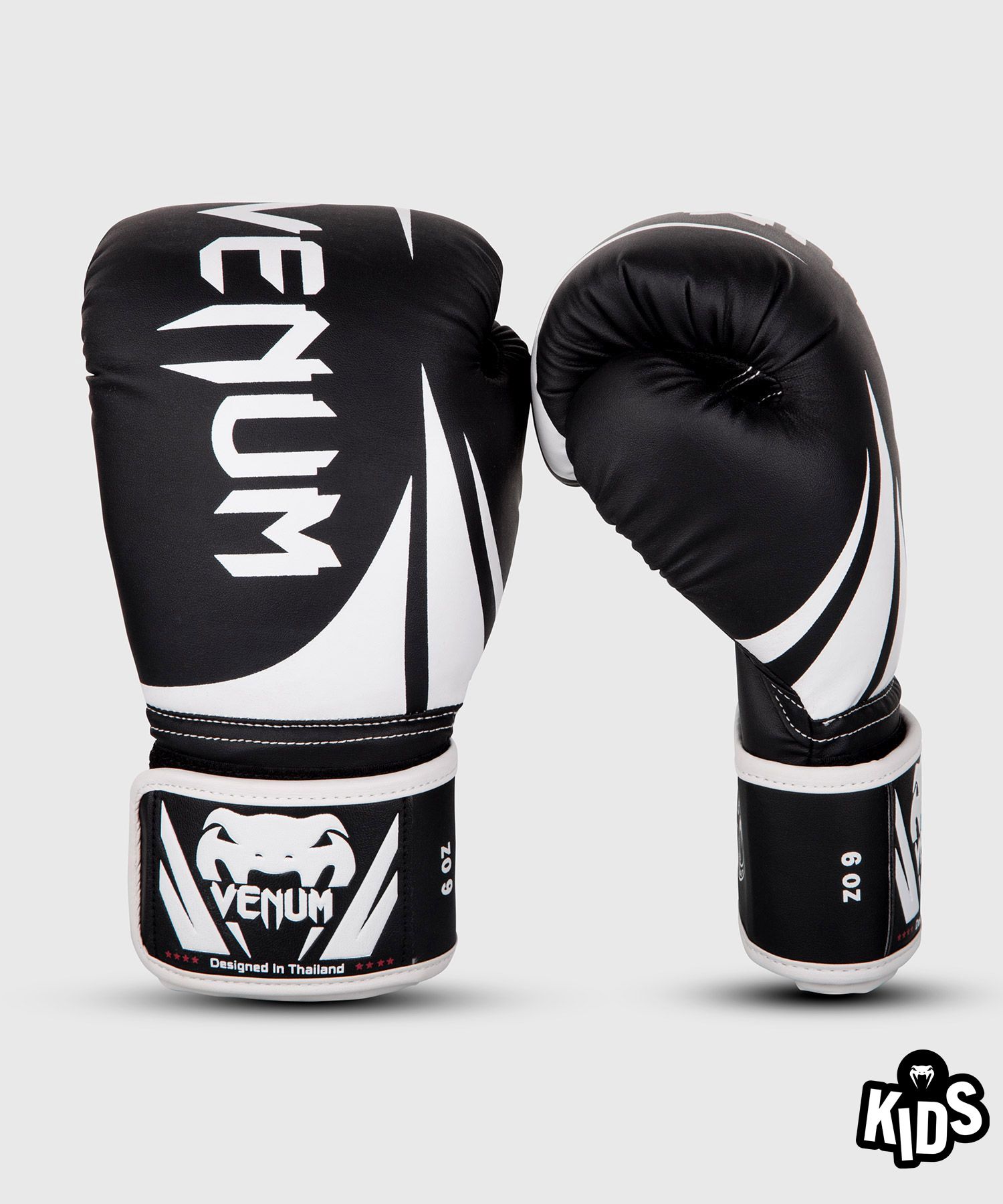 Venum Kids Boxing Gloves Challenger 2.0 - Black/White - Budo Online