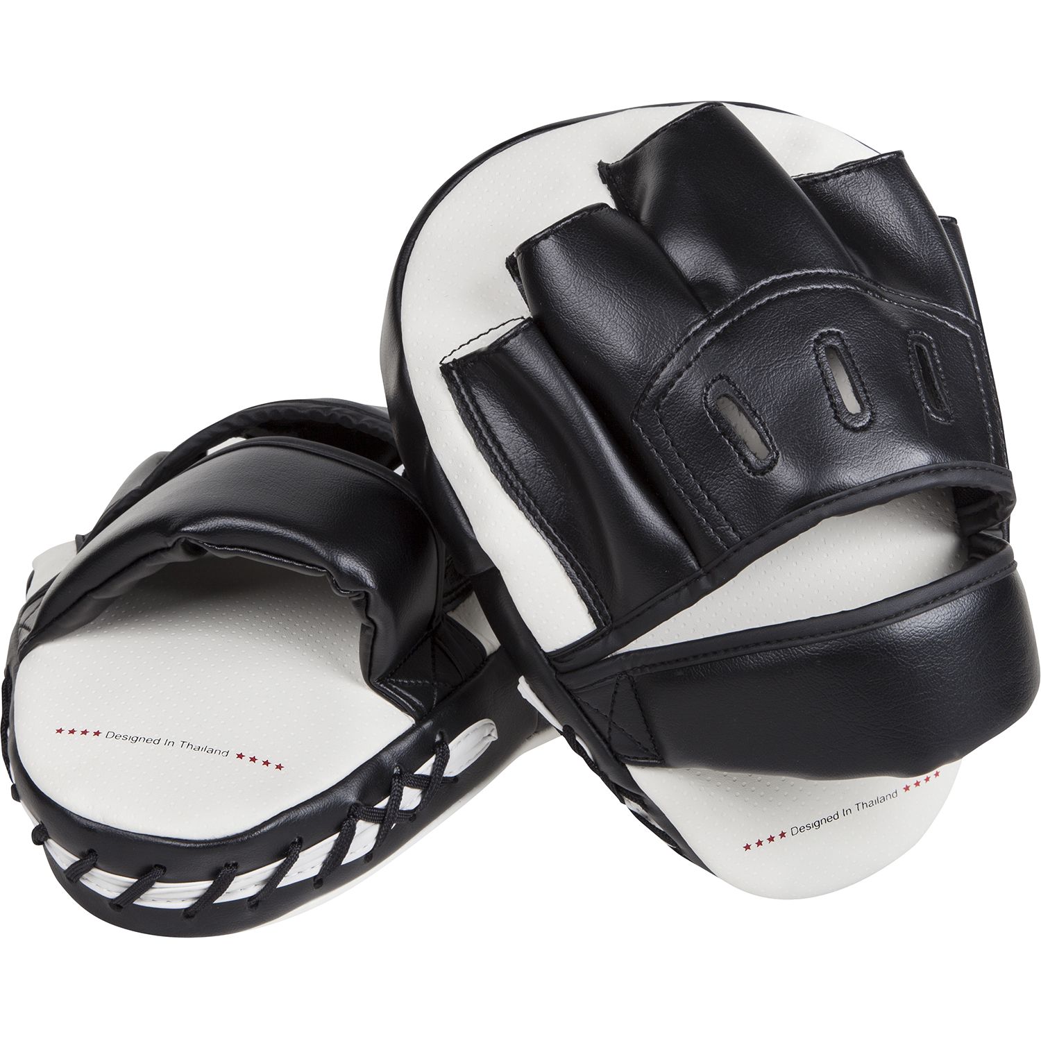 Venum Light Boxing Focus Mitts - White/Black (Pair)