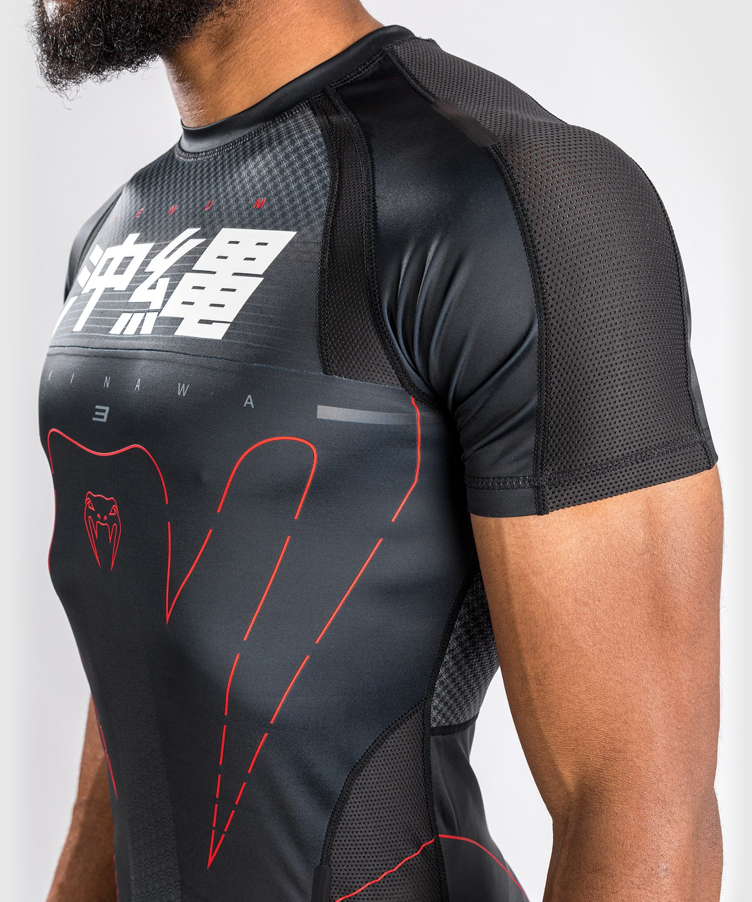Venum Okinawa 3.0 Short Sleeve BJJ Rashguard MMA - Budo Online