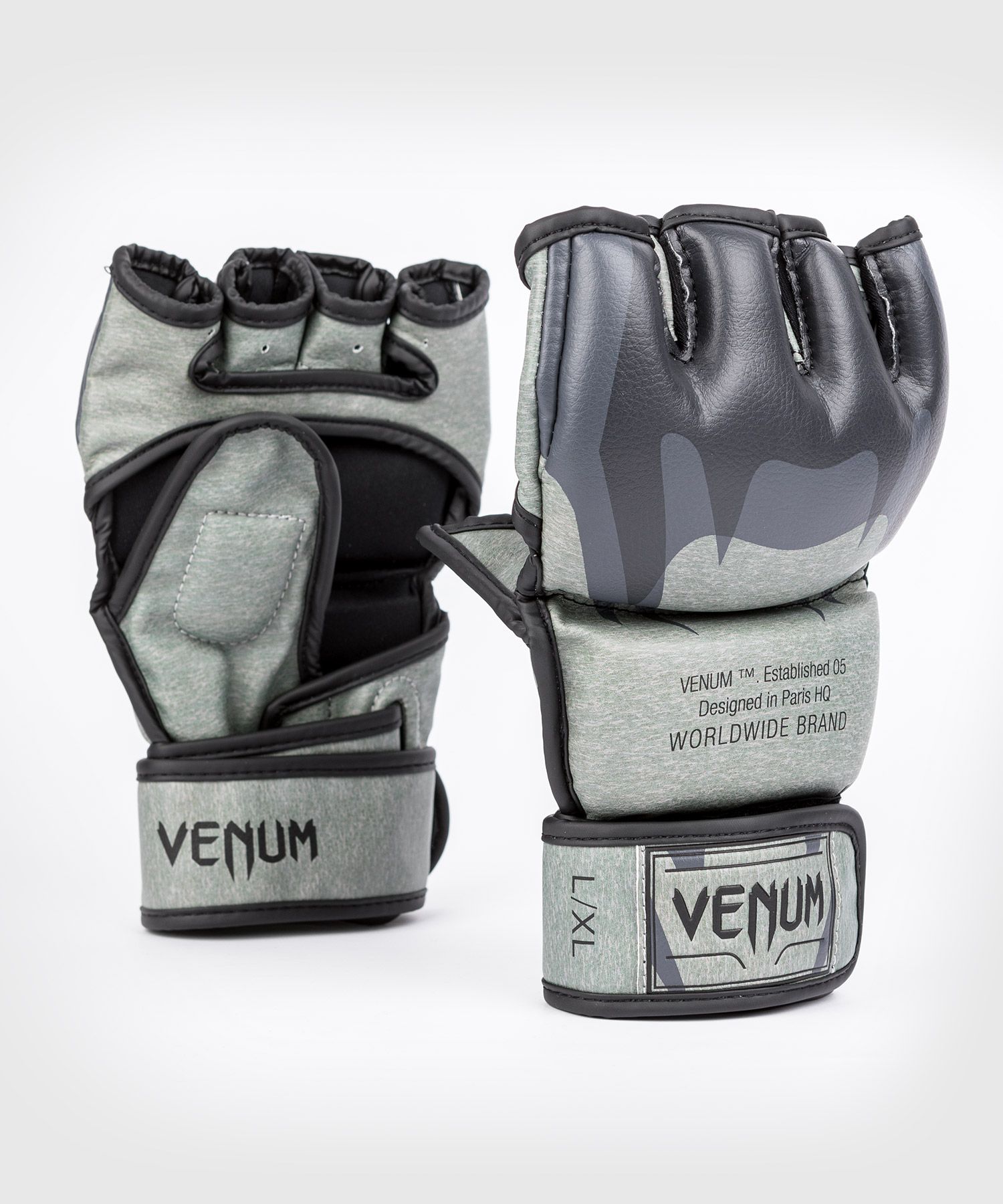 Venum Stone MMA Gloves Mineral Green - Budo Online