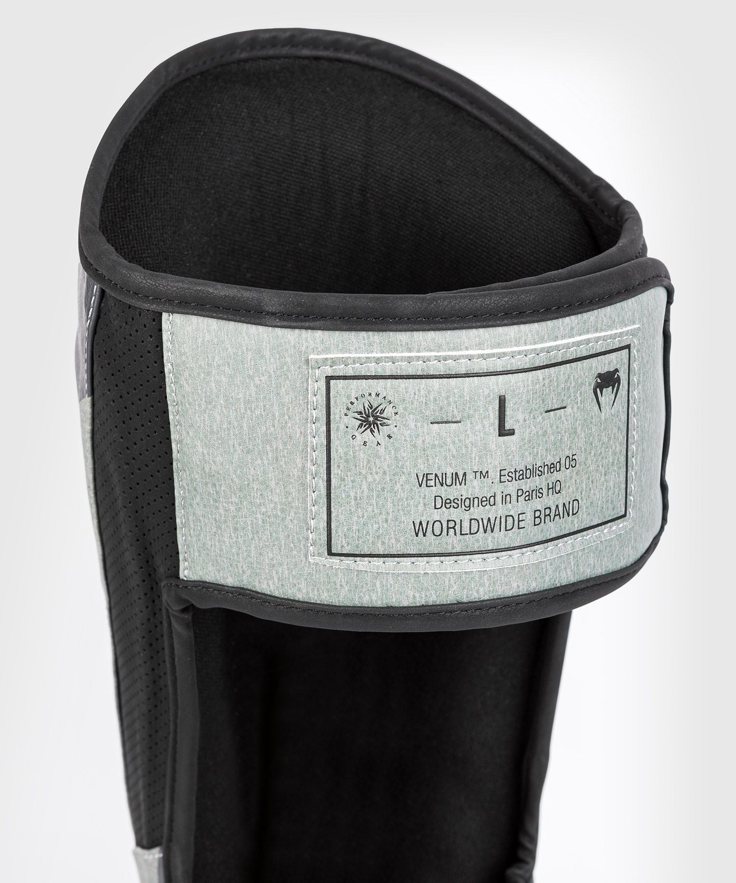 Venum Stone Shinguards Mineral Green MMA Kickboxing Thai