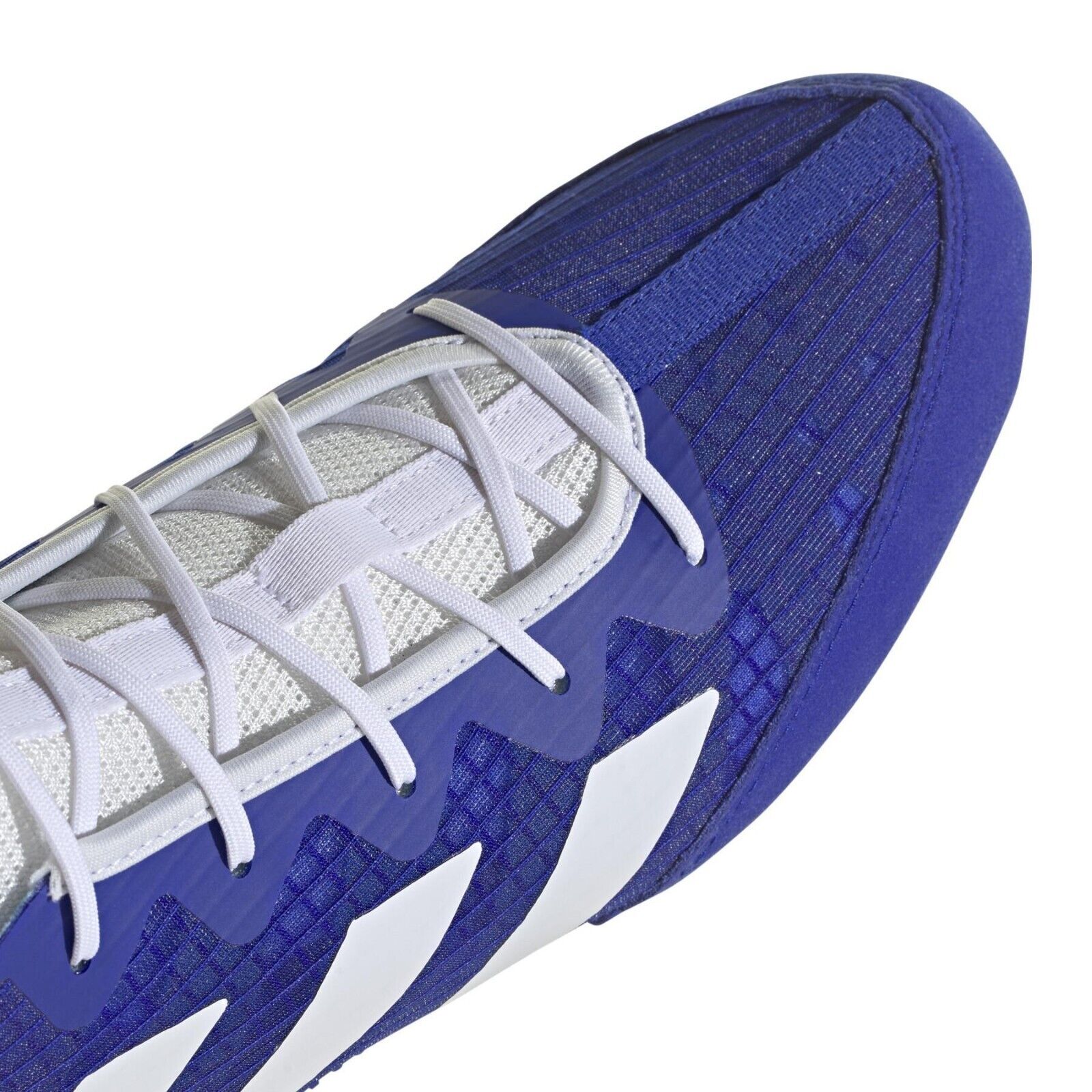 adidas Box Hog 4 Boxing Boots Blue & White - Budo Online
