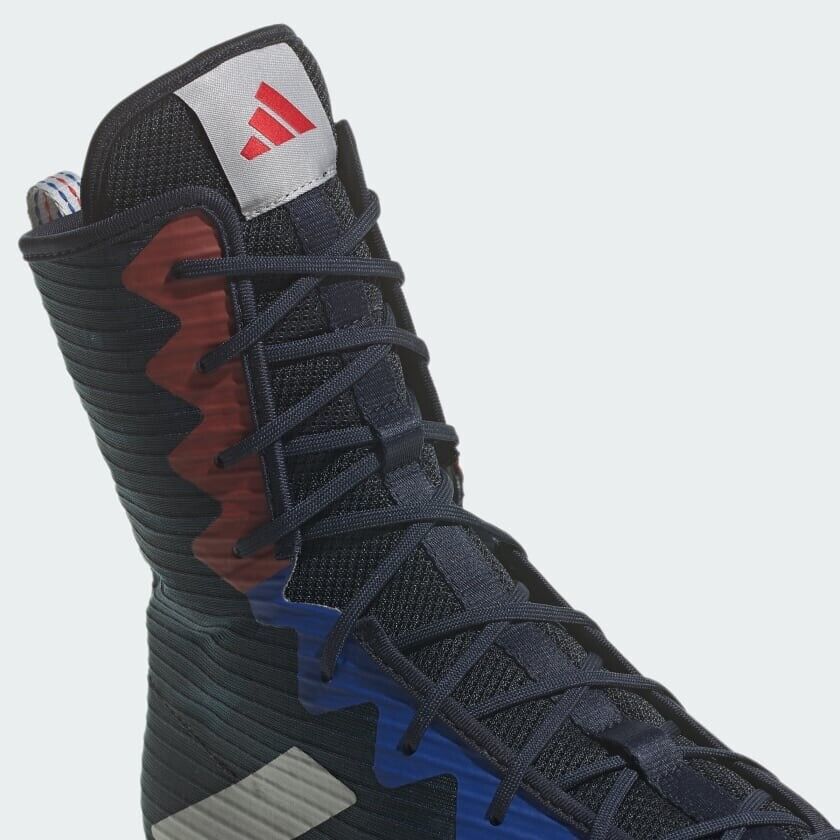 adidas Box Hog 4 Boxing Boots Mens Navy - Budo Online