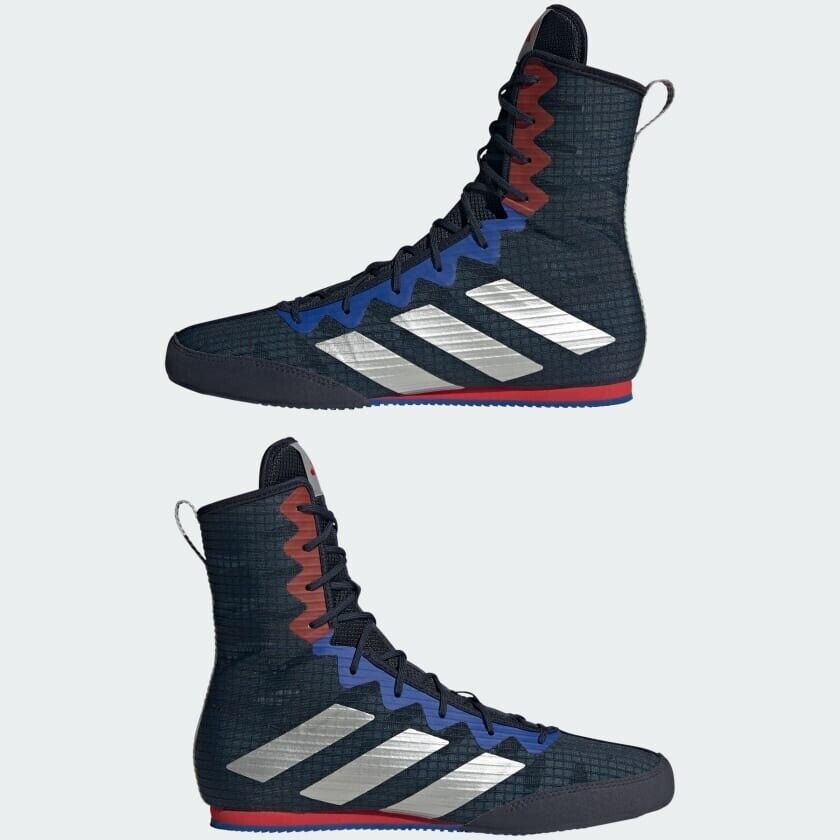 adidas Box Hog 4 Boxing Boots Mens Navy - Budo Online