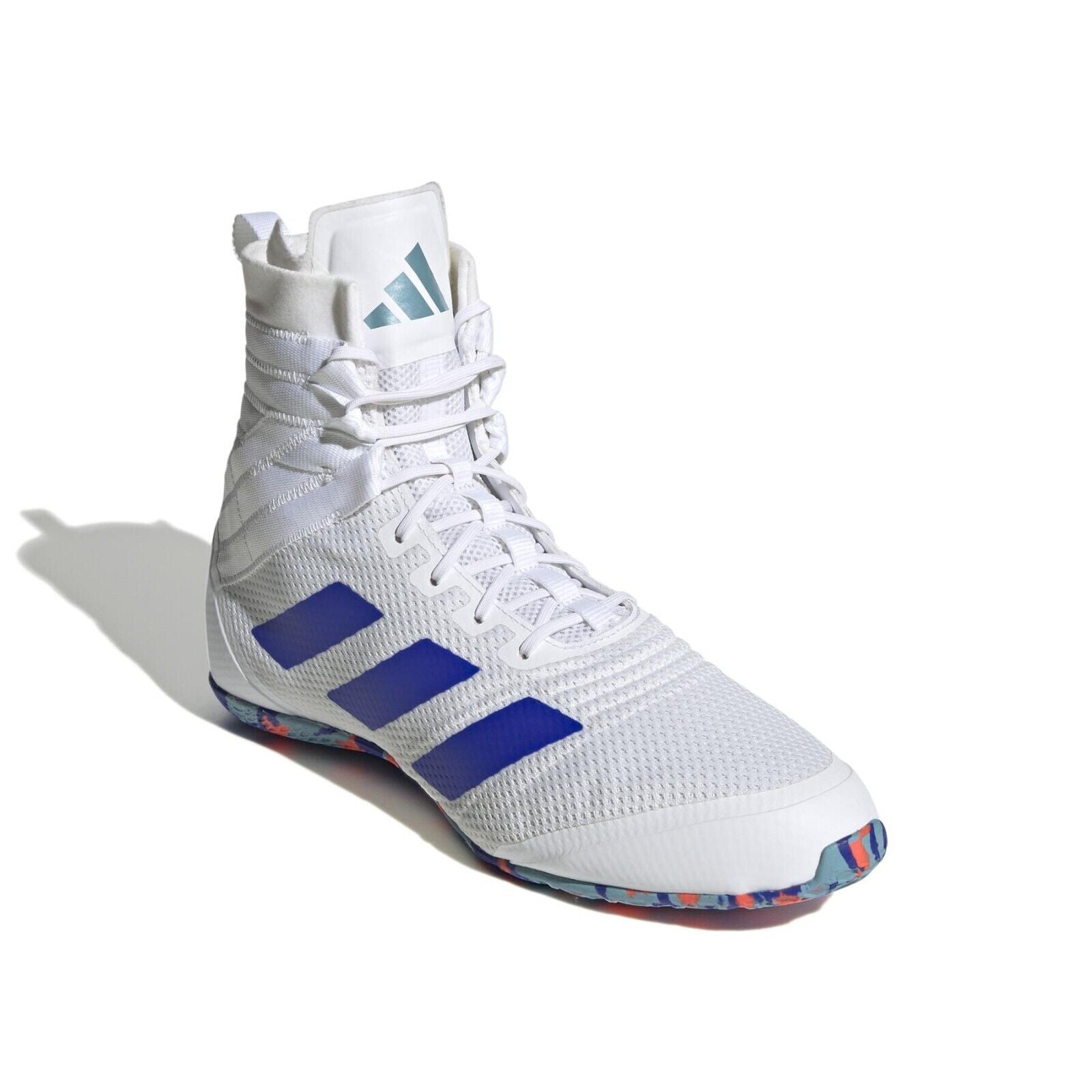 adidas Boxing Boots Speedex 18 Mens White Blue