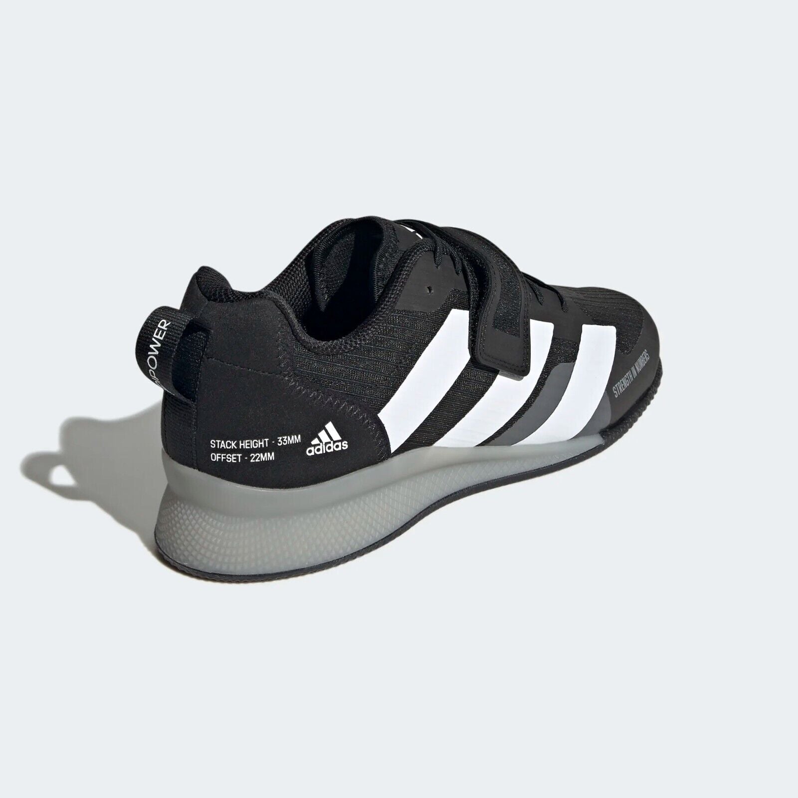adidas Mens Adipower III Squat Shoes Black Weightlifting