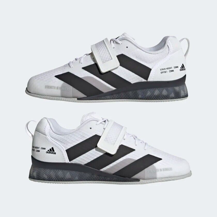 adidas Mens Adipower III Weightlifting Shoes White โ Budo Online