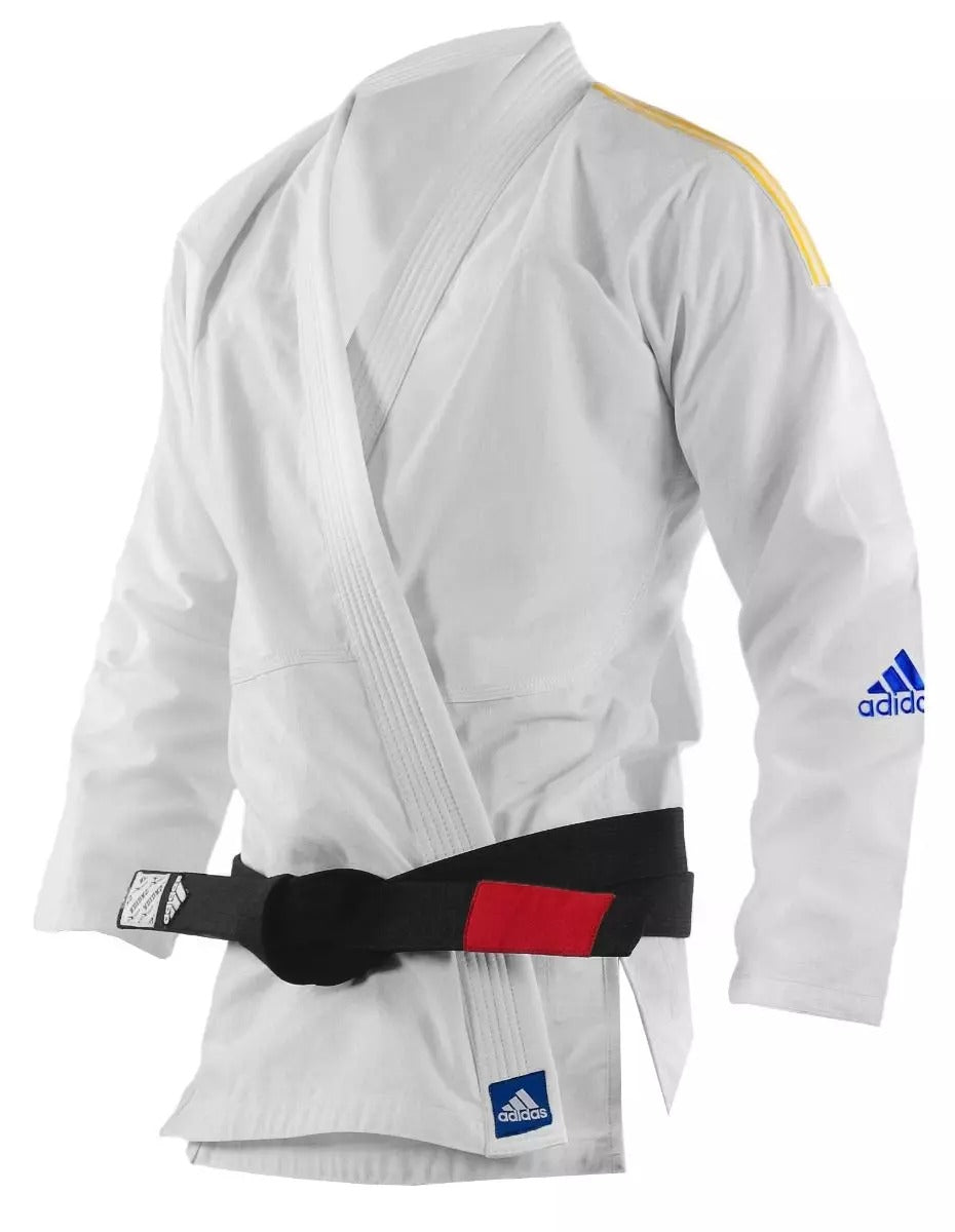 adidas Mens BJJ Gi Response White Jiu Jitsu Suit