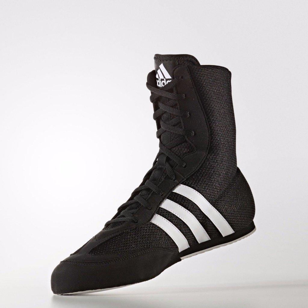 adidas Mens Box Hog 2 Boxing Boots Black Breathable