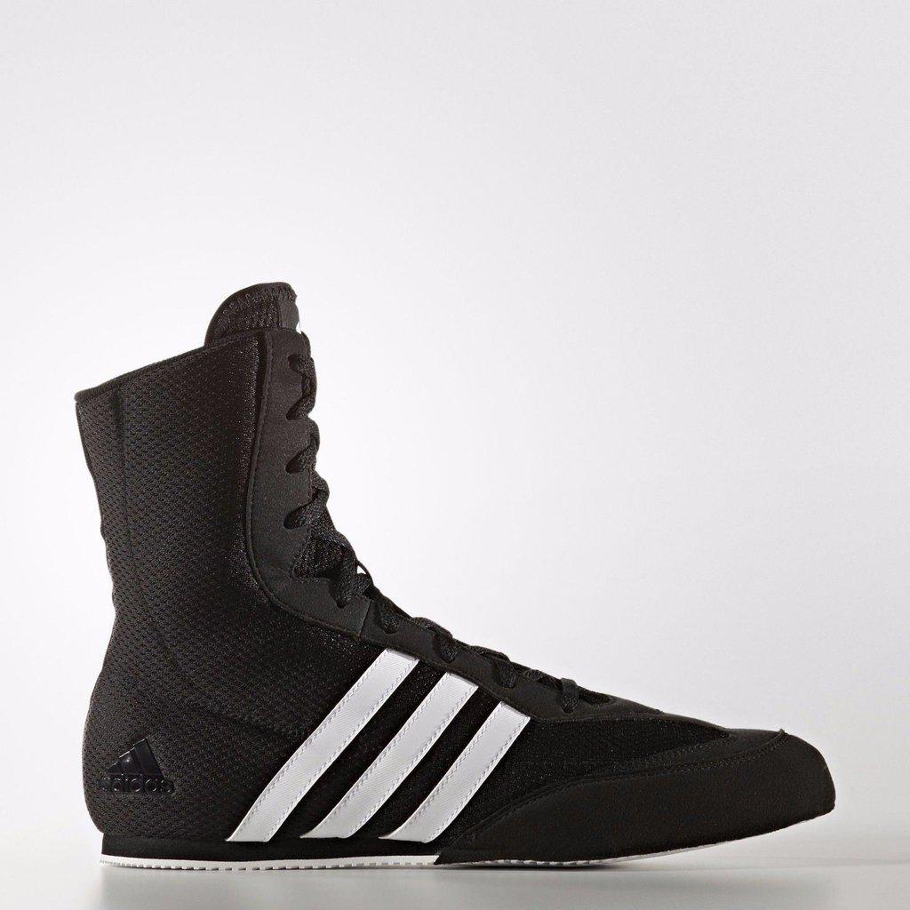 adidas Mens Box Hog 2 Boxing Boots Black Breathable Lightweight