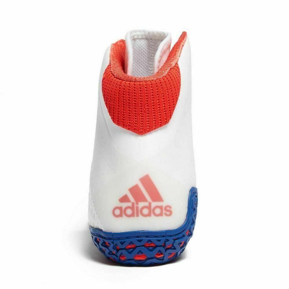adidas Mens Mat Wizard 4 Boxing Boots Wrestling Shoes White