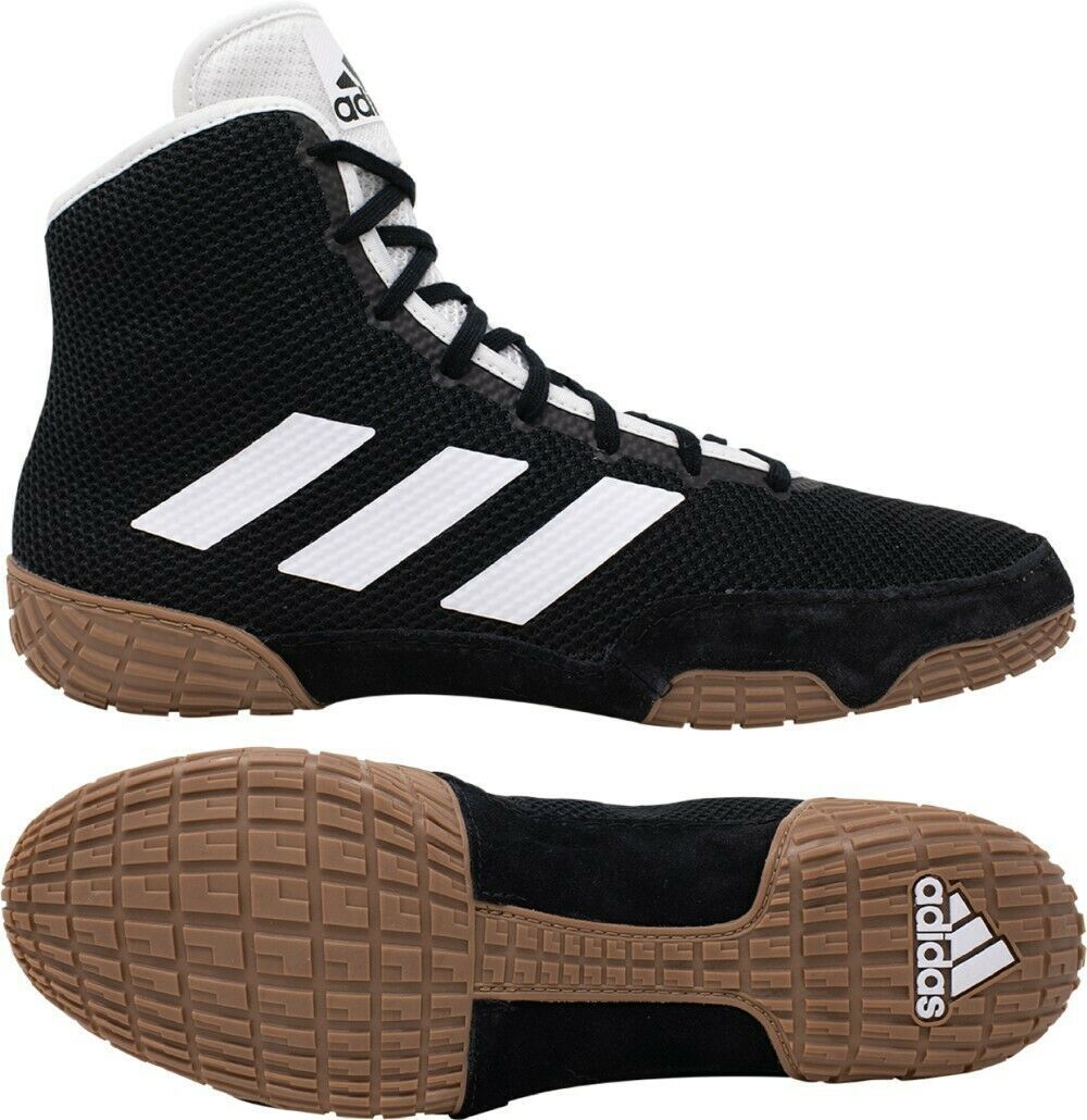adidas Mens Tech Fall 2.0 Wrestling Shoes Adult Boxing Boots Black
