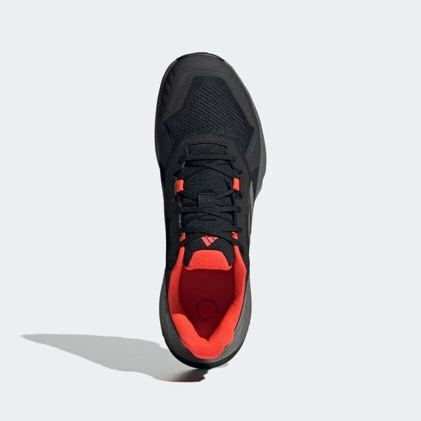 adidas Mens Terrex Soulstride Rain.Rdy Trail Running Shoes Black Red
