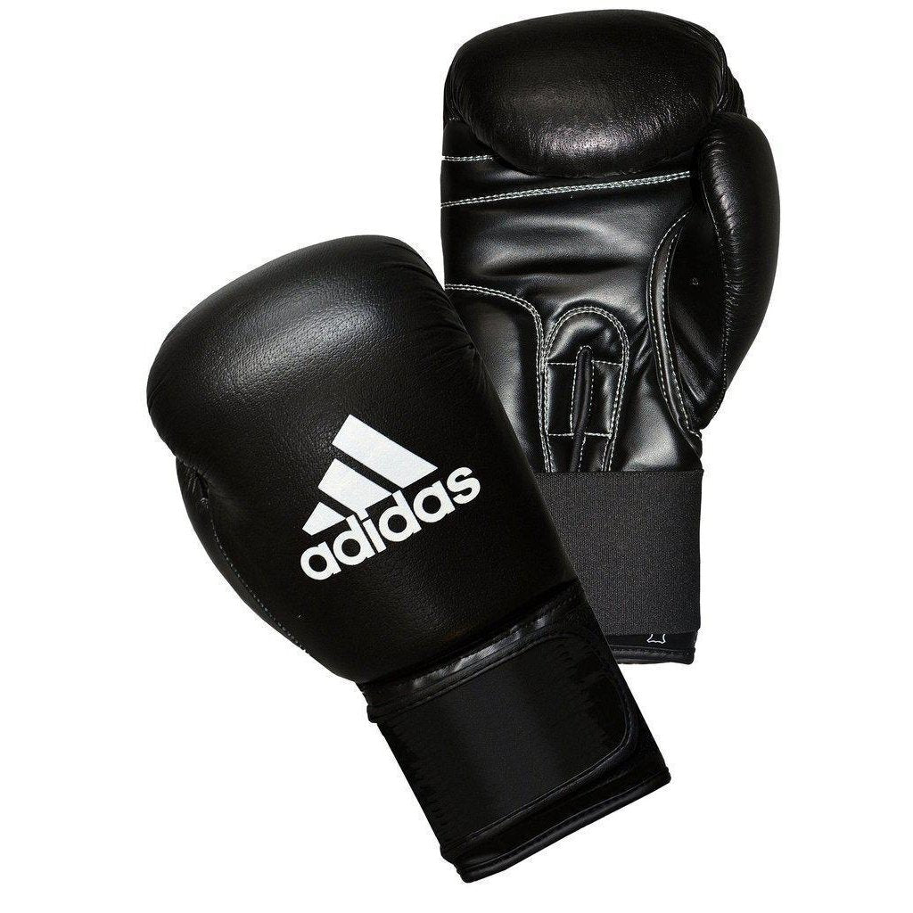 adidas Performer Leather Boxing Gloves Hook and Loop Closure