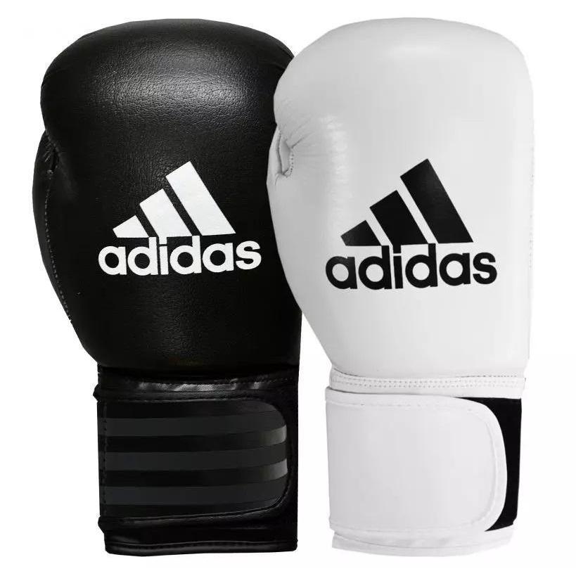 adidas Performer Leather Boxing Gloves Hook and Loop Closure