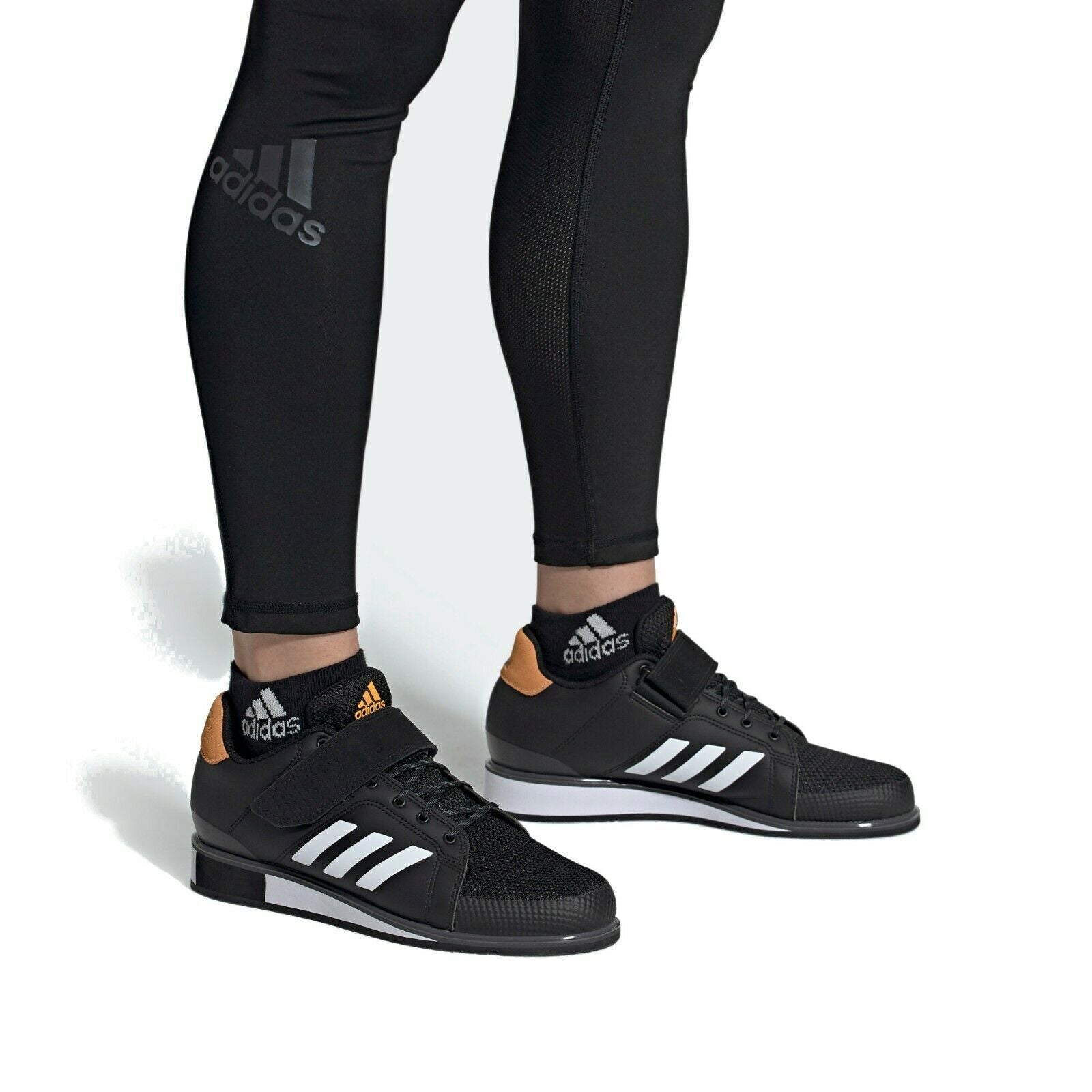 adidas Power Perfect III Weightlifting Shoes Mens Gym Trainers Black