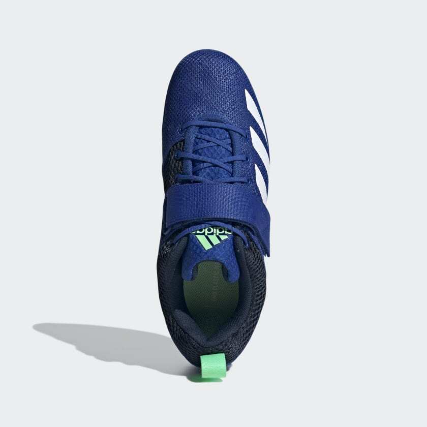 adidas Powerlift 5 Weightlifting Shoes Gym Trainers Blue