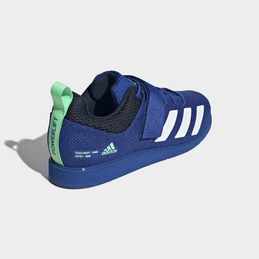 adidas Powerlift 5 Weightlifting Shoes Gym Trainers Blue