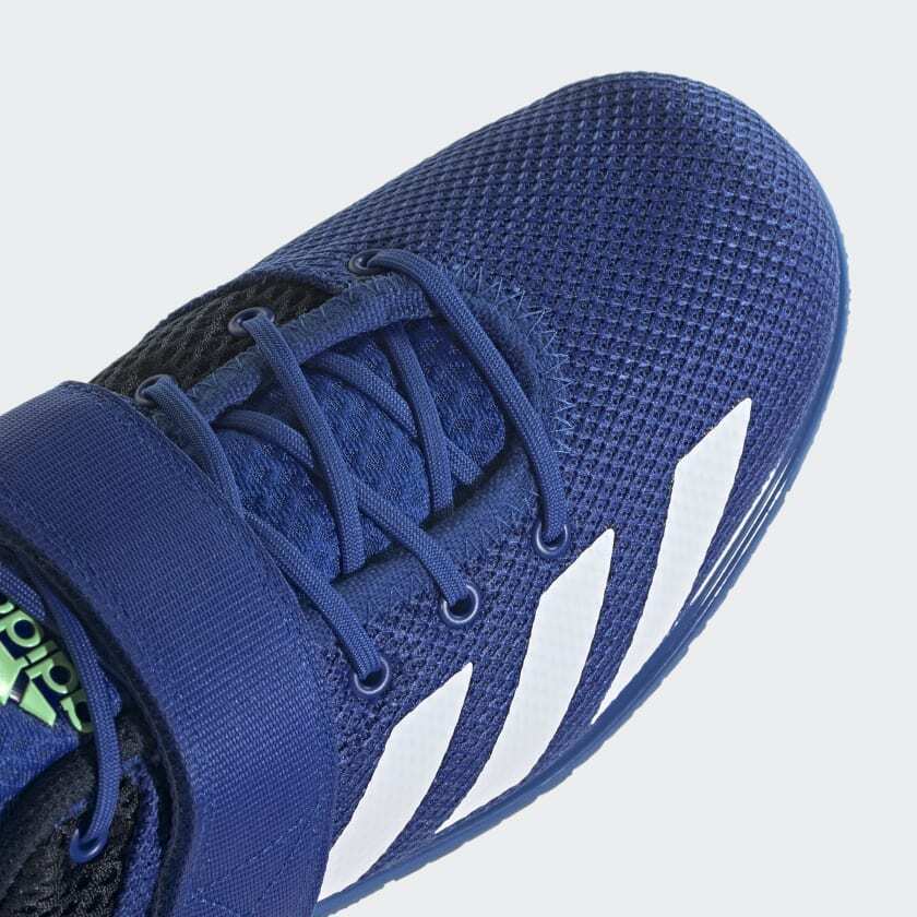 adidas Powerlift 5 Weightlifting Shoes Gym Trainers Blue