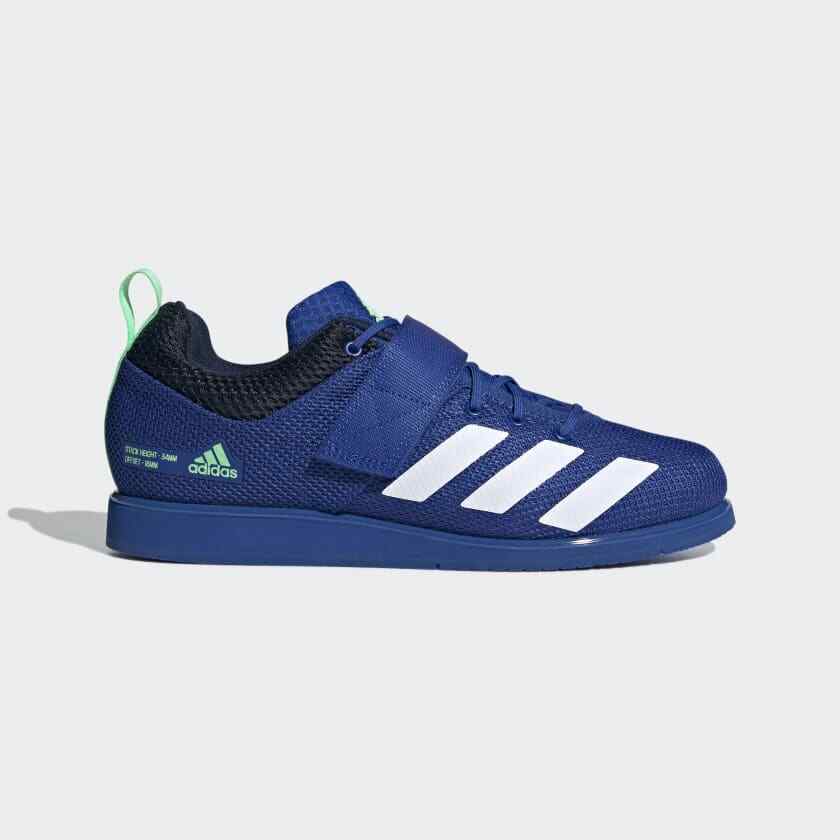 adidas Powerlift 5 Weightlifting Shoes Gym Trainers Blue